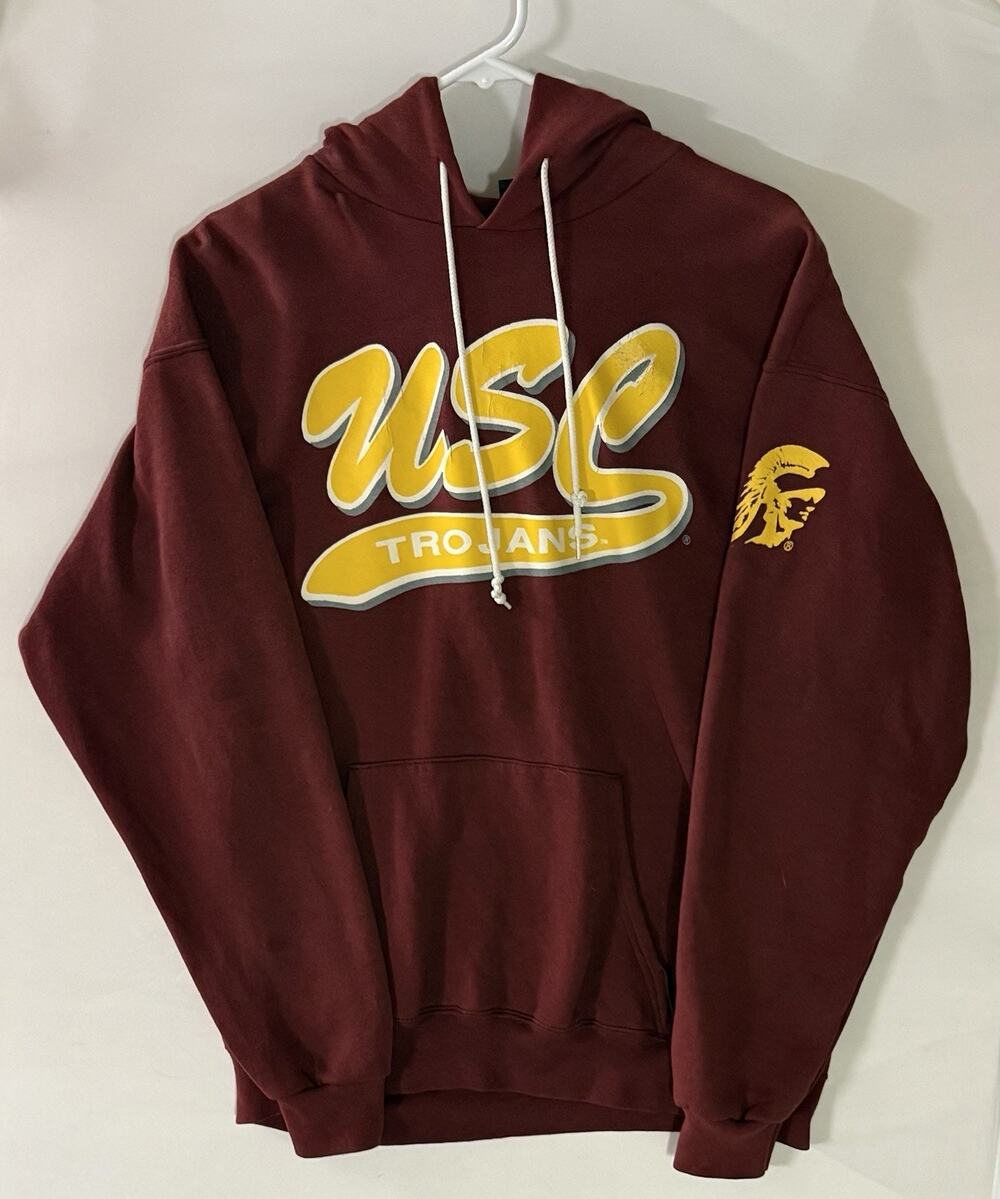 USC Trojans Hoodie Large PM Sports Made in USA A166